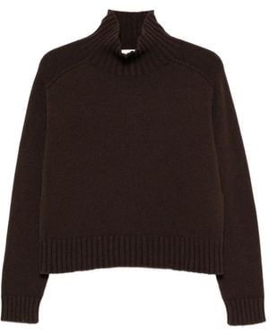 Bompard Kaschmirpullover Ohne Nähte - Schwarz