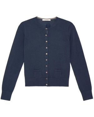 Maliparmi Crew-Neck Cardigan - Blue