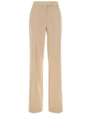 Zimmermann Valiant Pressed-Crease Tailored Trousers - Natural