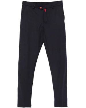 Kiton Pantaloni Con Bottoni - Blu