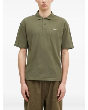 Barbour ロゴ ポロシャツ - グリーン