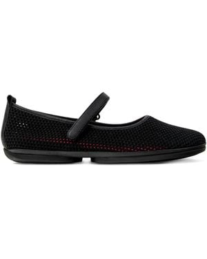 Camper Nina Strap Ballerinas - Black