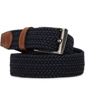 Les Deux Braided Belt - Blue