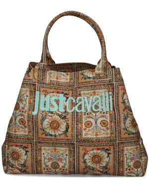 Just Cavalli Sac Cabas À Fleurs - Multicolour