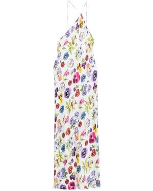 Vivetta Floral-Print Maxi Dress - White