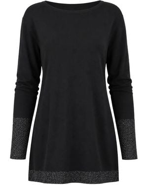Gast Jersey Con Cuello Barco - Negro