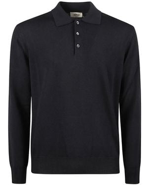 Altea Knitted Polo Shirt - Blue