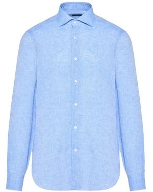 Barba Napoli Buttoned Shirt - Blue