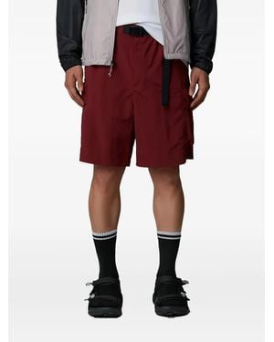 The North Face Cargo-Pocket Belted Shorts - Red