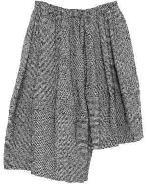 Comme des Garçons Gestufter Minirock - Grau