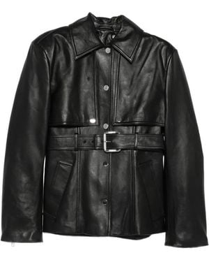 Sportmax Chaqueta Con Cinturón - Negro