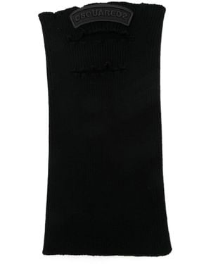 DSquared² Knitted Balaclava - Black