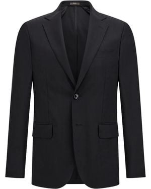 BOGGI Virgin Wool Blazer - Blue