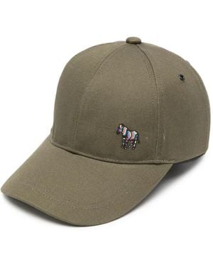 Paul Smith Logo-Patch Baseball Cap - Green