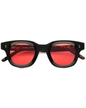 AKILA Apollo Square-Frame Sunglasses - White