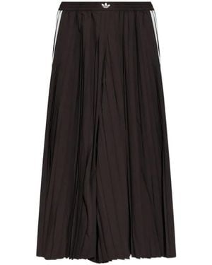 adidas Pleated Palazzo Pants - Black