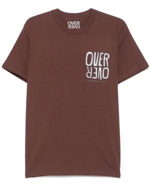OVER OVER Cotton T-Shirt - Brown