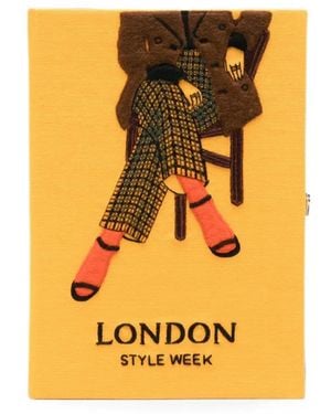 Olympia Le-Tan London Style Week Clutch - Gelb