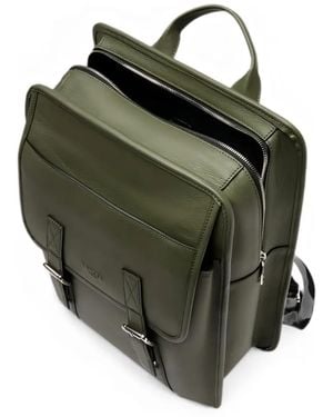 Lancel Mochila Mistral De Piel Con Cierre De Hebilla - Verde
