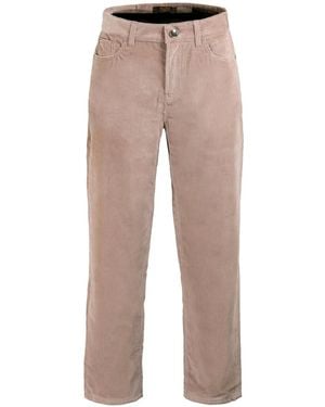 Moorer Corduroy Pants - Natural