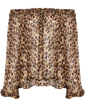 Isabel Marant Bardot Neck Blouse - Brown