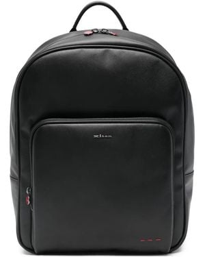 Kiton Zip-Fastening Backpack - Black