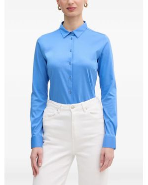 Mos Mosh Camisa De Manga Larga - Azul