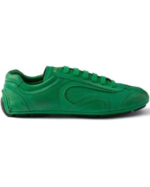 Prada Nappa Trainers - Green