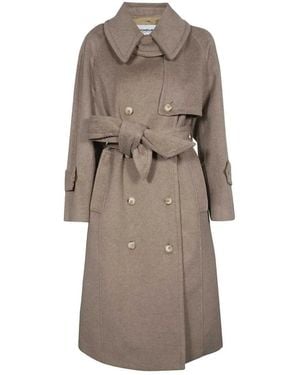 Dondup Abrigo con doble botonadura - Gris