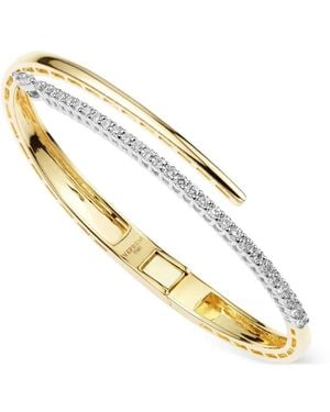YEPREM Strada Diamond Bypass Bracelet - Metallic