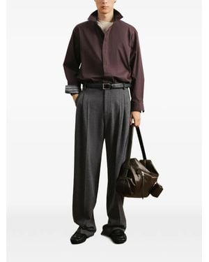 CROQUIS Pantalon À Détails Plissés - Black