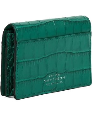Smythson Tarjetero Mara - Verde