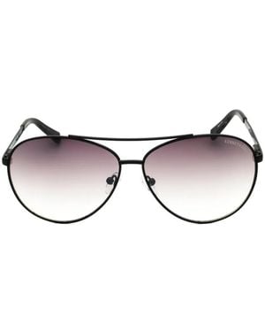 Kenneth Cole Pilot-Frame Sunglasses - Black