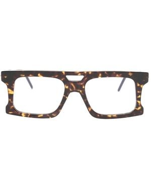 Kuboraum D76 Square-Frame Glasses - Brown
