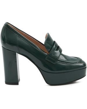 Gianvito Rossi Pumps mit Penny-Riemen 105mm - Grün