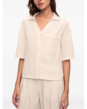 Eberjey Pocket Woven Top - Natural