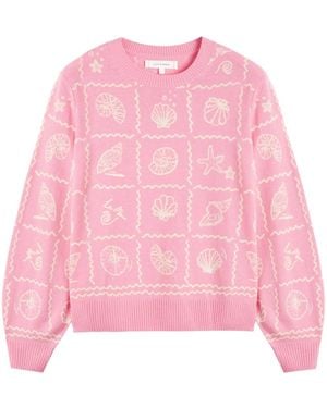 Chinti & Parker La Mer Jumper - Pink