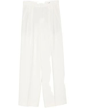 Rossi Noa Pleated Trousers - White