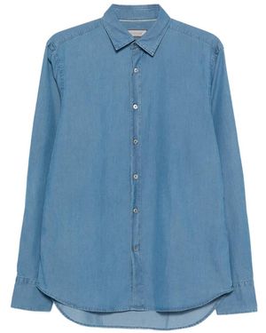 Canali Button-Up Shirt - Blue