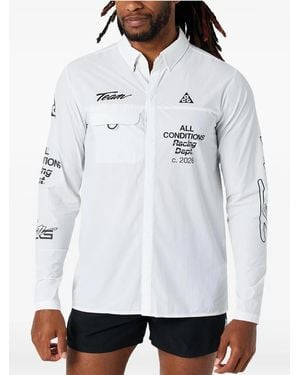 Nike Acg Aireez Graphic-Print Shirt - White