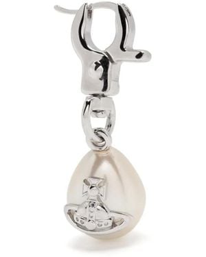 Vivienne Westwood Pendiente Claude - Blanco