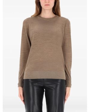MICHAEL Michael Kors Button-Cuff Wool Jumper - Natural
