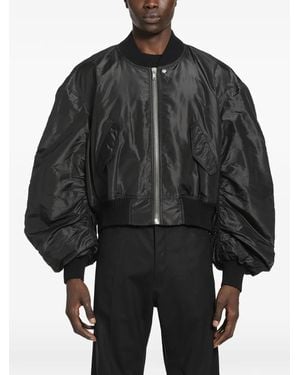 Rick Owens Secchia Flight Bomber Jacket - Black