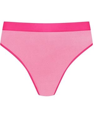 Maison Close Corps À Corps Neon Low-Rise Thong - Pink