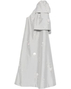 BERNADETTE Winnie Embroidery Maxi Dress - White
