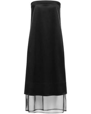 Esse Studios Cartia Column Midi Dress - Black