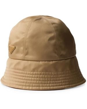 Prada Re-Nylon Hat - Natural