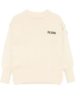 Junya Watanabe Filson Logo Sweater - Natural