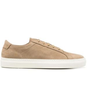 Common Projects Nubuck Leren Sneakers - Naturel