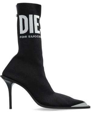 DIESEL 11Mm D-Tona Boots - Black